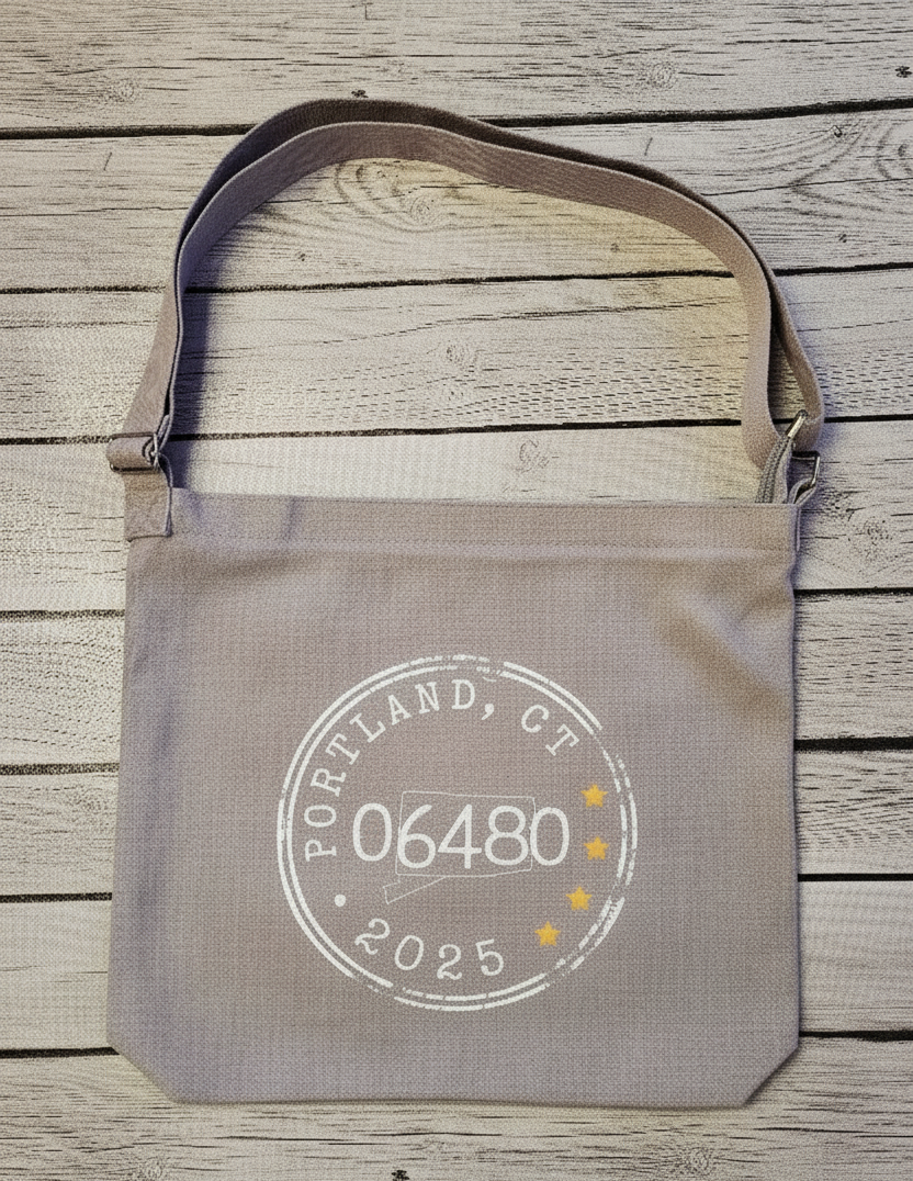 The Hometown Stamp - Crossbody Tote Bag