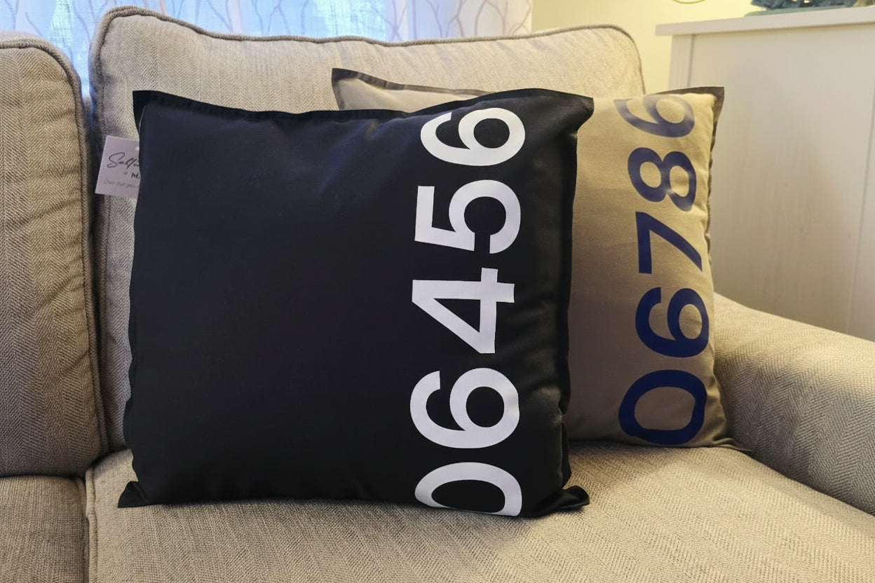 Vertical Zip Code - Pillowcase Cover