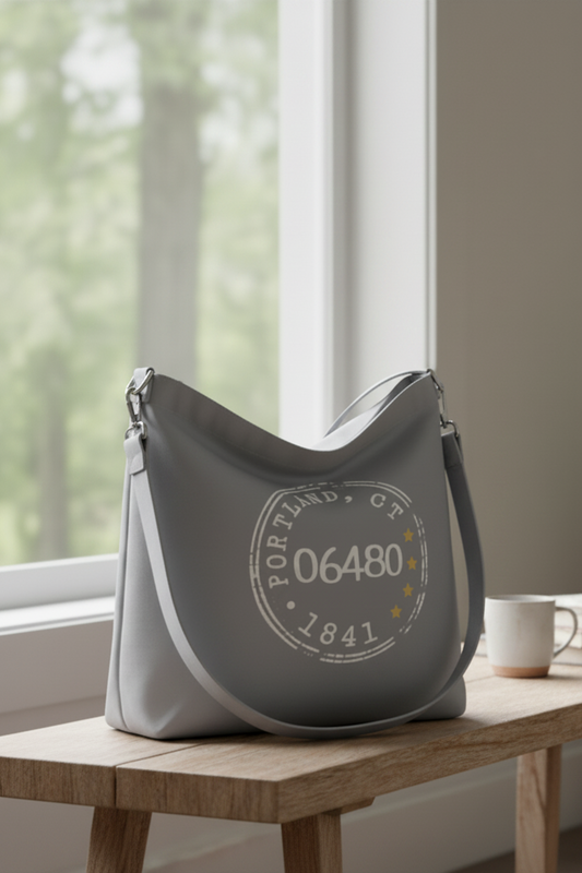 The Hometown Stamp - Crossbody Tote Bag