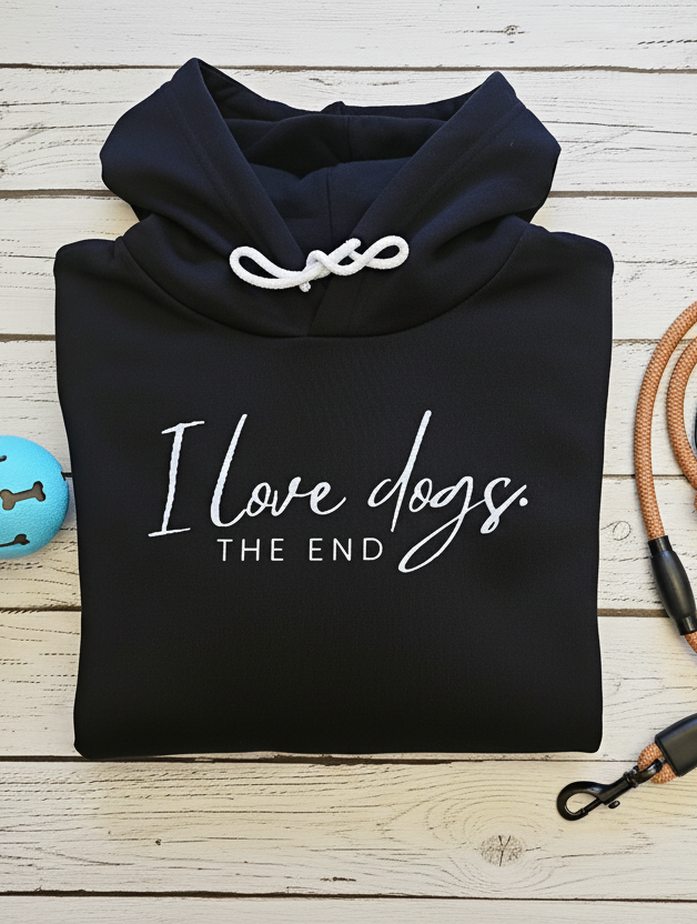 I Love Dogs Hoodie - Soft Wear